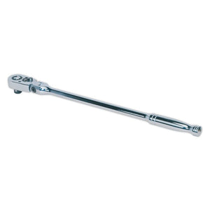 Sealey Ratchet Wrench 1/2" Sq Drive - Flexi-Head 445mm Pear-Head Flip Reverse (Premier)