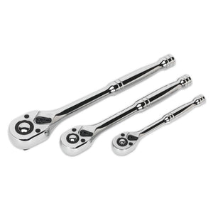 Sealey Ratchet Wrench Set 3pc Pear-Head Flip Reverse (Premier)