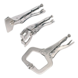 Sealey C-Clamp & Welding Clamp Set 3pc