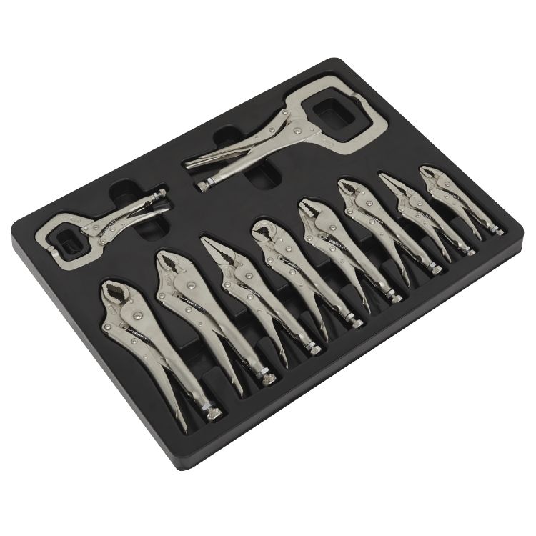 Sealey Locking Pliers Set 10pc (Premier)