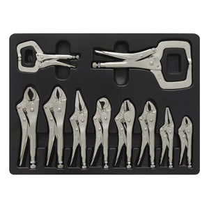 Sealey Locking Pliers Set 10pc (Premier)