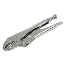 Load image into Gallery viewer, Sealey Locking Pliers Curved Jaws 185mm 0-38mm Capacity
