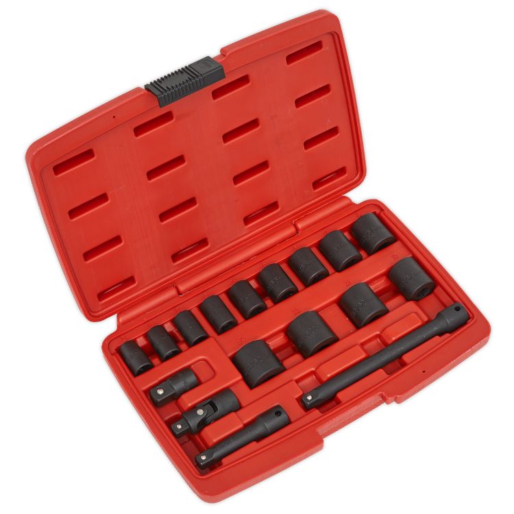 Sealey Impact Socket Set 17pc 3/8