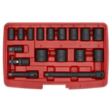 Load image into Gallery viewer, Sealey Impact Socket Set 17pc 3/8&quot; Sq Drive Metric (Premier)
