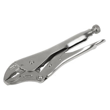 Load image into Gallery viewer, Sealey Locking Pliers Curved Jaws 225mm 0-47mm Capacity (Premier)
