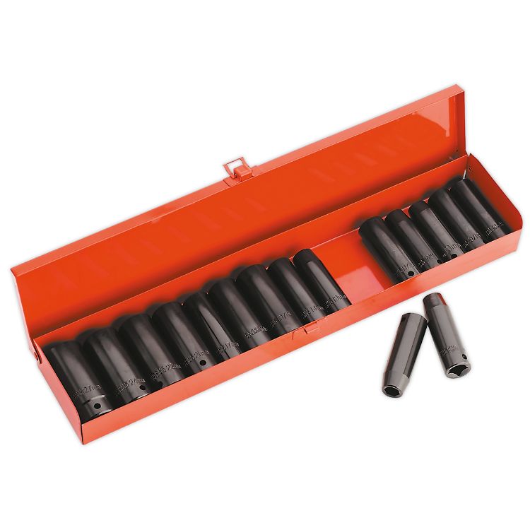 Sealey Impact Socket Set 16pc 1/2