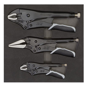 Sealey Locking Pliers Set 3pc Quick Release - Black Series (Premier)