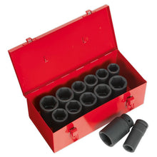 Load image into Gallery viewer, Sealey Impact Socket Set 13pc 3/4&quot; Sq Drive Deep Metric/Imperial (Premier)
