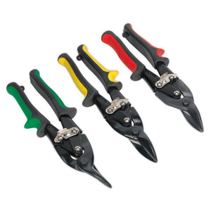 Sealey Aviation Tin Snips Set 3pc