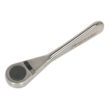 Load image into Gallery viewer, Sealey Ratchet Wrench 1/4&quot; Sq Drive - Micro Stainless Steel (Premier)
