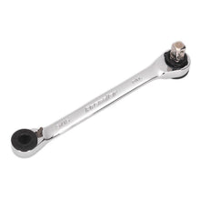 Load image into Gallery viewer, Sealey Ratchet Spanner 1/4&quot; Hex x 5/16&quot; Hex Drive, 1/4&quot; Sq Drive Adaptor (Premier)
