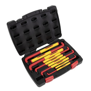 Sealey Screwdriver Set 8pc Hammer-Thru Hi-Vis Orange (Premier)