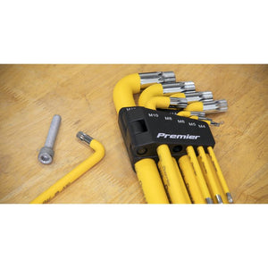 Sealey Jumbo Spline Key Set 9pc Anti-Slip (Premier)