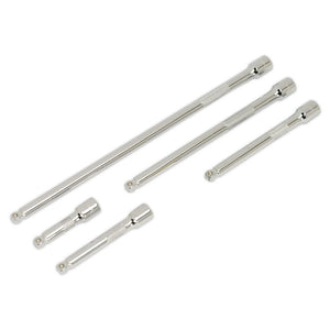 Sealey Wobble Extension Bar Set 5pc 1/4" Sq Drive (Premier)