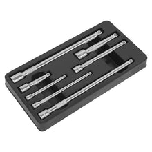 Load image into Gallery viewer, Sealey Wobble/Rigid Extension Bar Set 7pc 1/4&quot;, 3/8&quot; &amp; 1/2&quot; Sq Drive (Premier)
