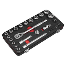 Load image into Gallery viewer, Sealey Socket Set 31pc 3/8&quot; Sq Drive Premier Platinum Series
