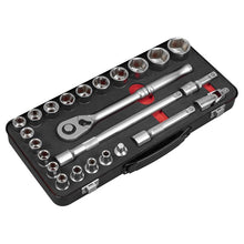 Load image into Gallery viewer, Sealey Socket Set 24pc 1/2&quot; Sq Drive - Premier Platinum Series
