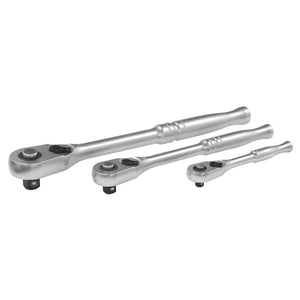 Sealey Ratchet Wrench Set 3pc Pear-Head Flip Reverse - Platinum Series (Premier)