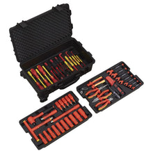 Load image into Gallery viewer, Sealey 1000V Insulated Tool Kit 1/2&quot; Sq Drive 49pc (Premier)
