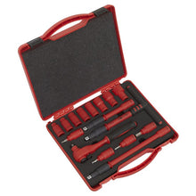 Load image into Gallery viewer, Sealey Insulated Socket Set 16pc 3/8&quot; Sq Drive 6pt WallDrive - VDE Approved (Premier)
