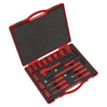 Load image into Gallery viewer, Sealey Insulated Socket Set 20pc 1/2&quot; Sq Drive WallDrive - VDE Approved (Premier)
