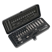 Load image into Gallery viewer, Sealey Socket Set 32pc 1/4&quot; Sq Drive 6pt WallDrive Metric Black Series (Premier)
