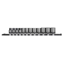 Load image into Gallery viewer, Sealey Socket Set 12pc 3/8&quot; Sq Drive Metric - Black Series (Premier)
