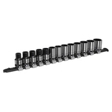 Load image into Gallery viewer, Sealey Socket Set 13pc 1/2&quot; Sq Drive Metric - Black Series (Premier)
