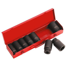 Load image into Gallery viewer, Sealey Impact Socket Set 8pc 3/4&quot; Sq Drive Deep Metric in Robust Storage Case (Premier)
