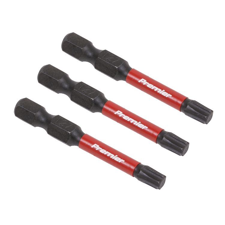 Sealey TRX-Star* T27 Impact Power Tool Bits 50mm - 3pc (Premier)