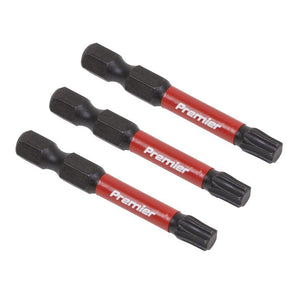 Sealey TRX-Star* T30 Impact Power Tool Bits 50mm - 3pc (Premier)