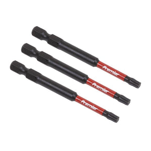 Sealey TRX-Star* T25 Impact Power Tool Bits 75mm - 3pc (Premier)