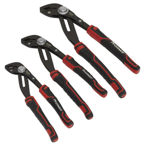 Sealey Water Pump Pliers Set 3pc Quick Release (Premier)