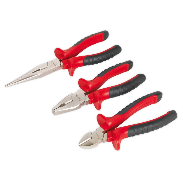 Sealey Pliers Set 3pc Anti-Slip (Premier)