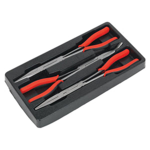 Sealey Double Joint Pliers Set 3pc Long Reach 335mm (13") (Premier)