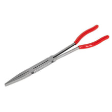 Load image into Gallery viewer, Sealey Flat Nose Pliers Double Joint Long Reach 335mm (13&quot;) (Premier)
