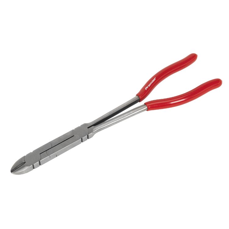 Sealey Side Cutting Pliers Double Joint Long Reach 290mm (Premier)