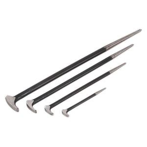 Sealey Heel Bar Set 4pc 150, 300, 410, 510mm