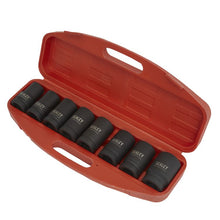 Load image into Gallery viewer, Sealey Impact Socket Set 8pc 1&quot; Sq Drive Deep Metric (Premier)
