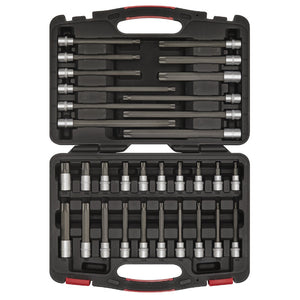 Sealey TRX-Star* Socket Bit Set 32pc 3/8" Sq Drive - Platinum Series (Premier)