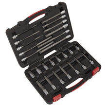 Load image into Gallery viewer, Sealey Spline Socket Bit Set 26pc 3/8&quot; Sq Drive - Platinum Series (Premier)
