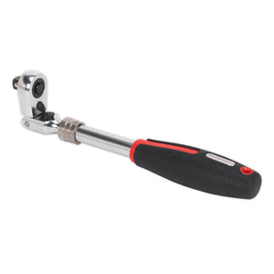 Sealey Ratchet Wrench 3/8" Sq Drive - Flexi-Head Extendable Platinum Series (Premier)