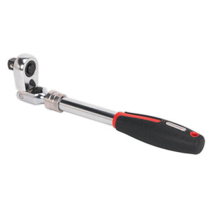 Sealey Ratchet Wrench 1/2" Sq Drive - Flexi-Head Extendable Platinum Series (Premier)