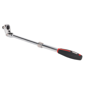 Sealey Ratchet Wrench 1/2" Sq Drive - Flexi-Head Extendable Platinum Series (Premier)