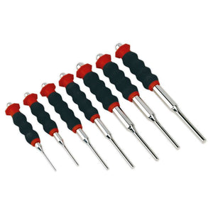 Sealey Sheathed Parallel Pin Punch Set 7pc 2-8mm (Premier)