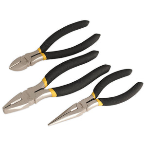 Sealey Pliers Set 3pc Ni-Fe Finish (Premier)