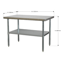 Load image into Gallery viewer, Sealey Stainless Steel Workbench 1.2M
