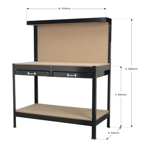 Sealey Workstation, 2 Drawers 1.2M