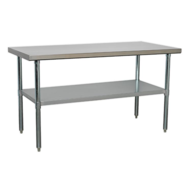 Sealey Stainless Steel Workbench 1.5M