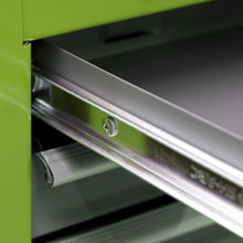 Load image into Gallery viewer, Sealey Topchest &amp; Rollcab Combination 6 Drawer Ball-Bearing Slides - Green/Grey
